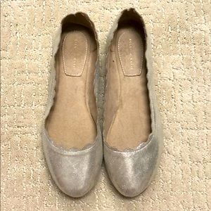 Kelly & Katie Gold flats